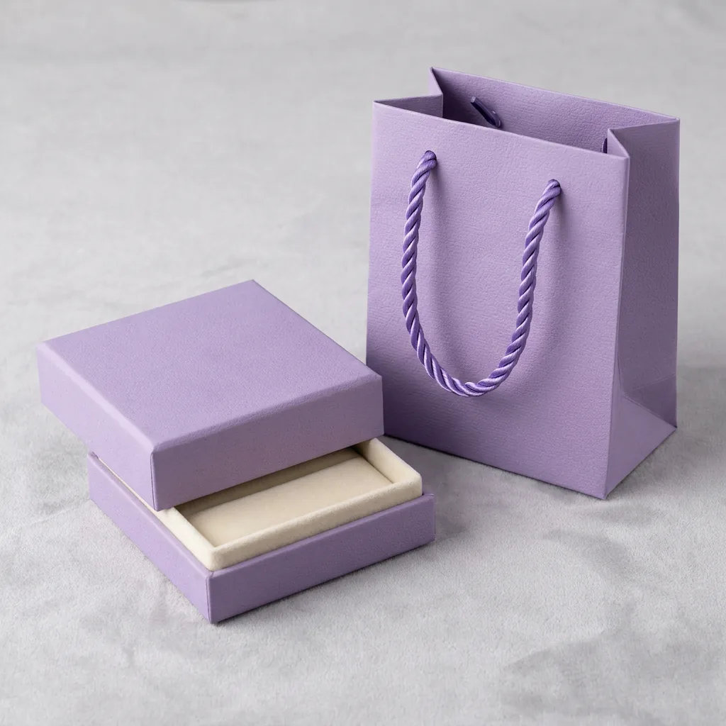 Jewelry Set Bag + Box