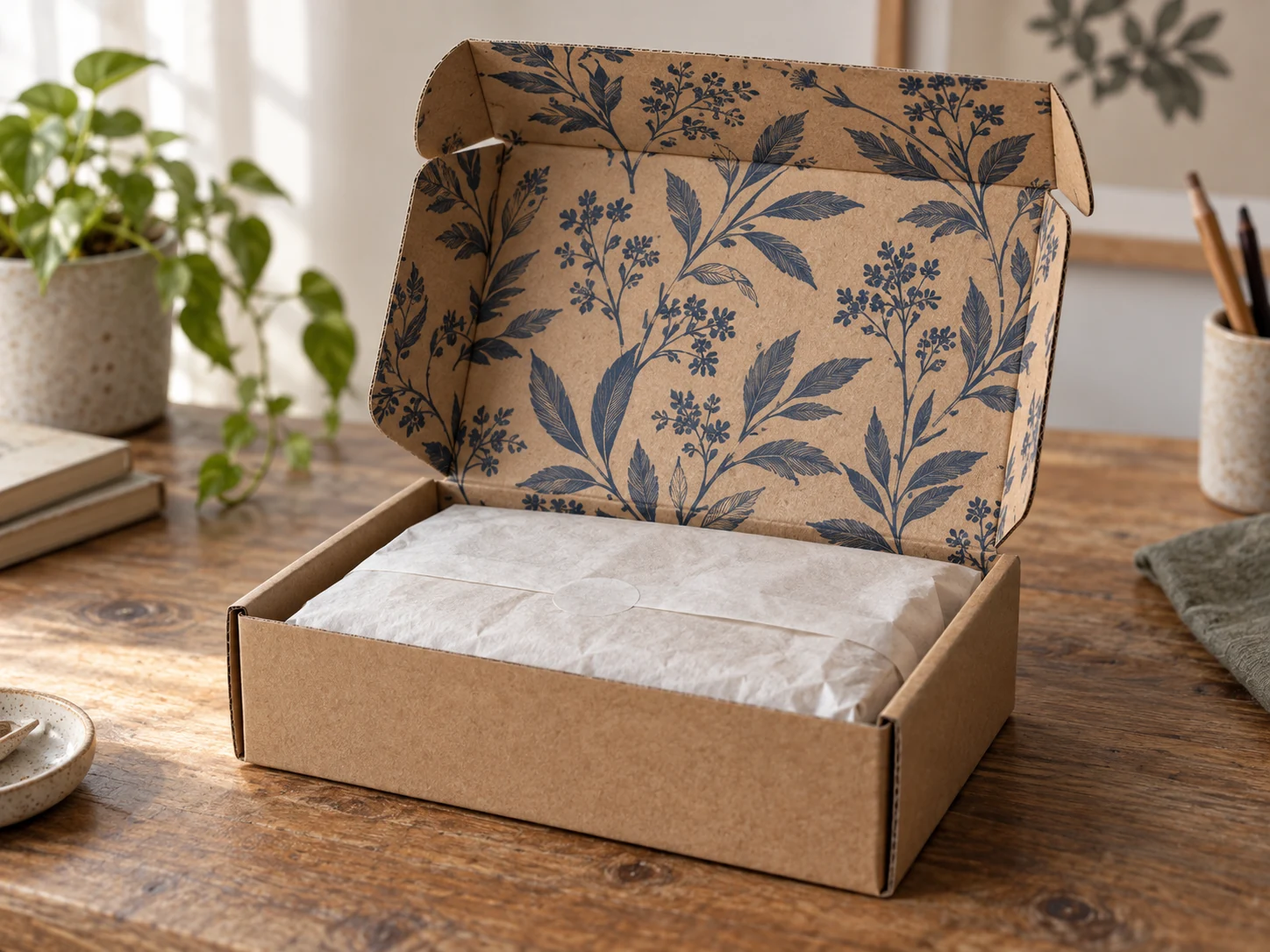 Custom Inside-Print Mailer Boxes application and packaging detail