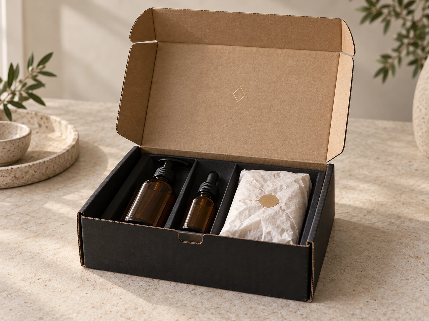 Custom Luxury Subscription Mailer Boxes application and packaging detail